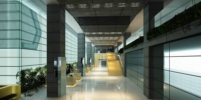 中联西北工程设计研究院科技办公楼室内设计